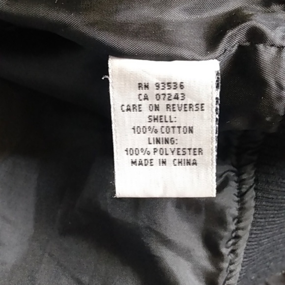 Marc Ecko Cut & Sew Men's Bomber Jacket size XL Black - Picture 10 of 10